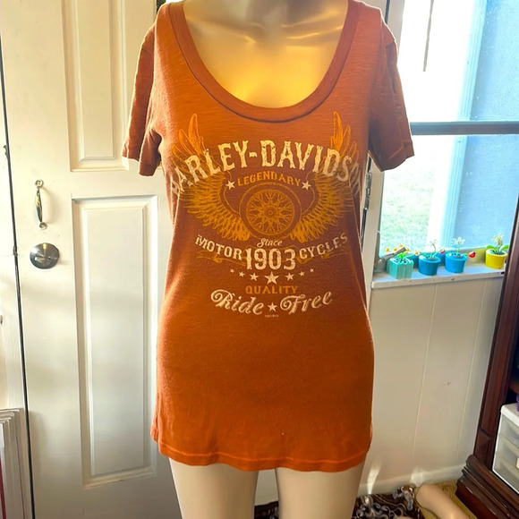 Harley Davidson tee women’s size medium - Picture 1 of 5